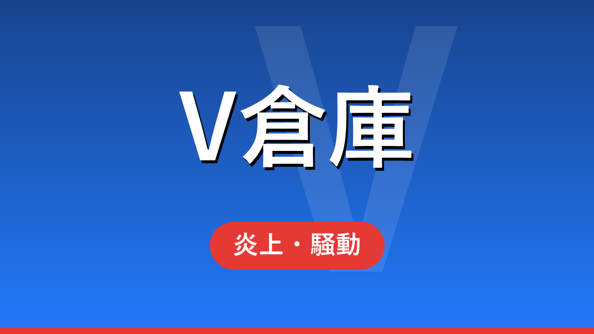 V倉庫 炎上・騒動